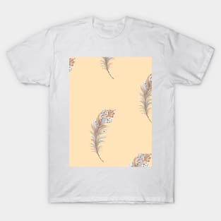 Boho feather pattern T-Shirt